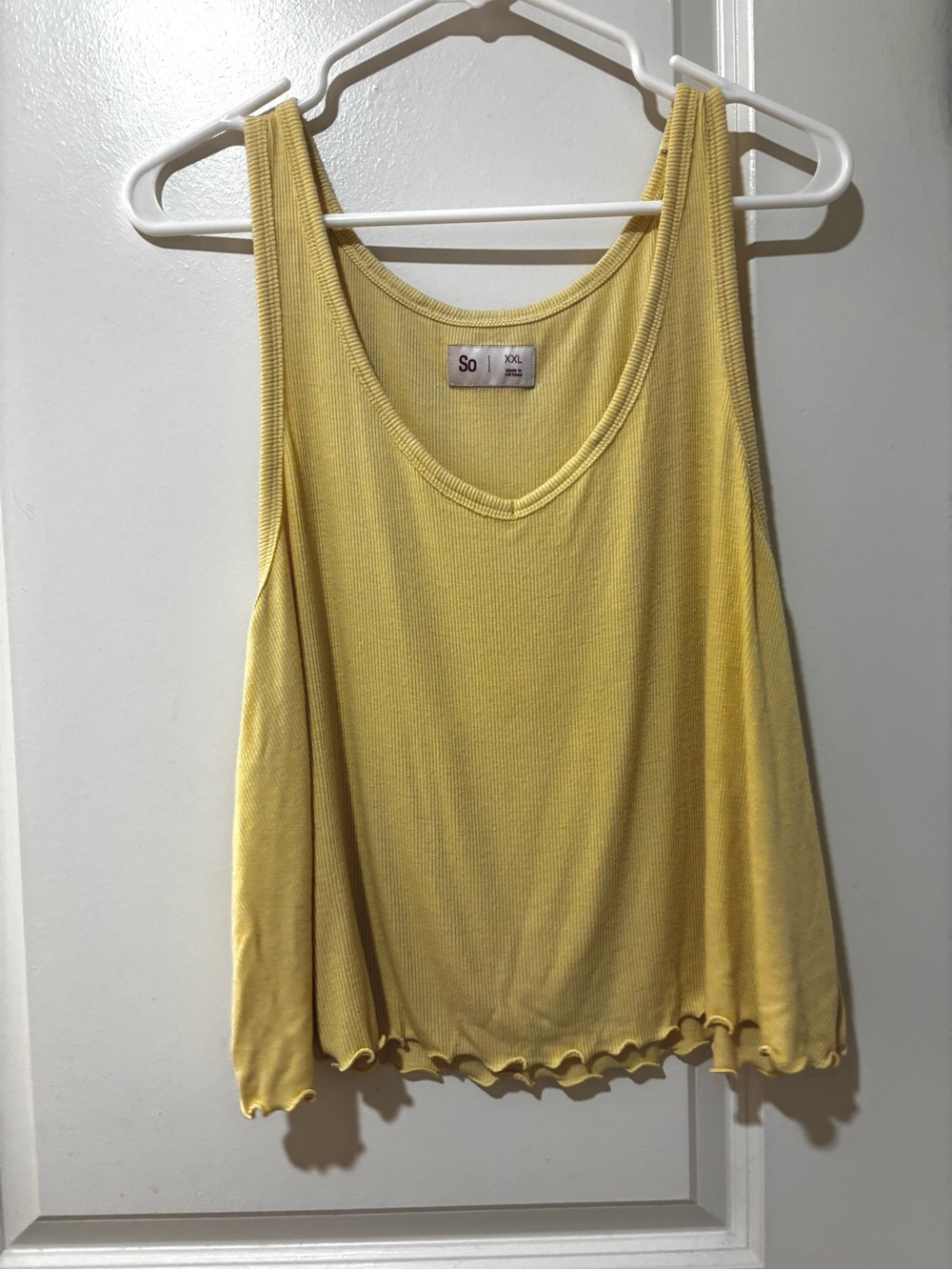 Butter Yellow Tank top
